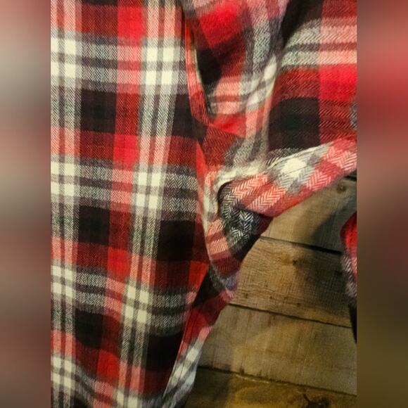 Woolrich Men's Red Plaid 100% Cotton Drawstring Lounge Flannel Pants Size XXL - Picture 8 of 13